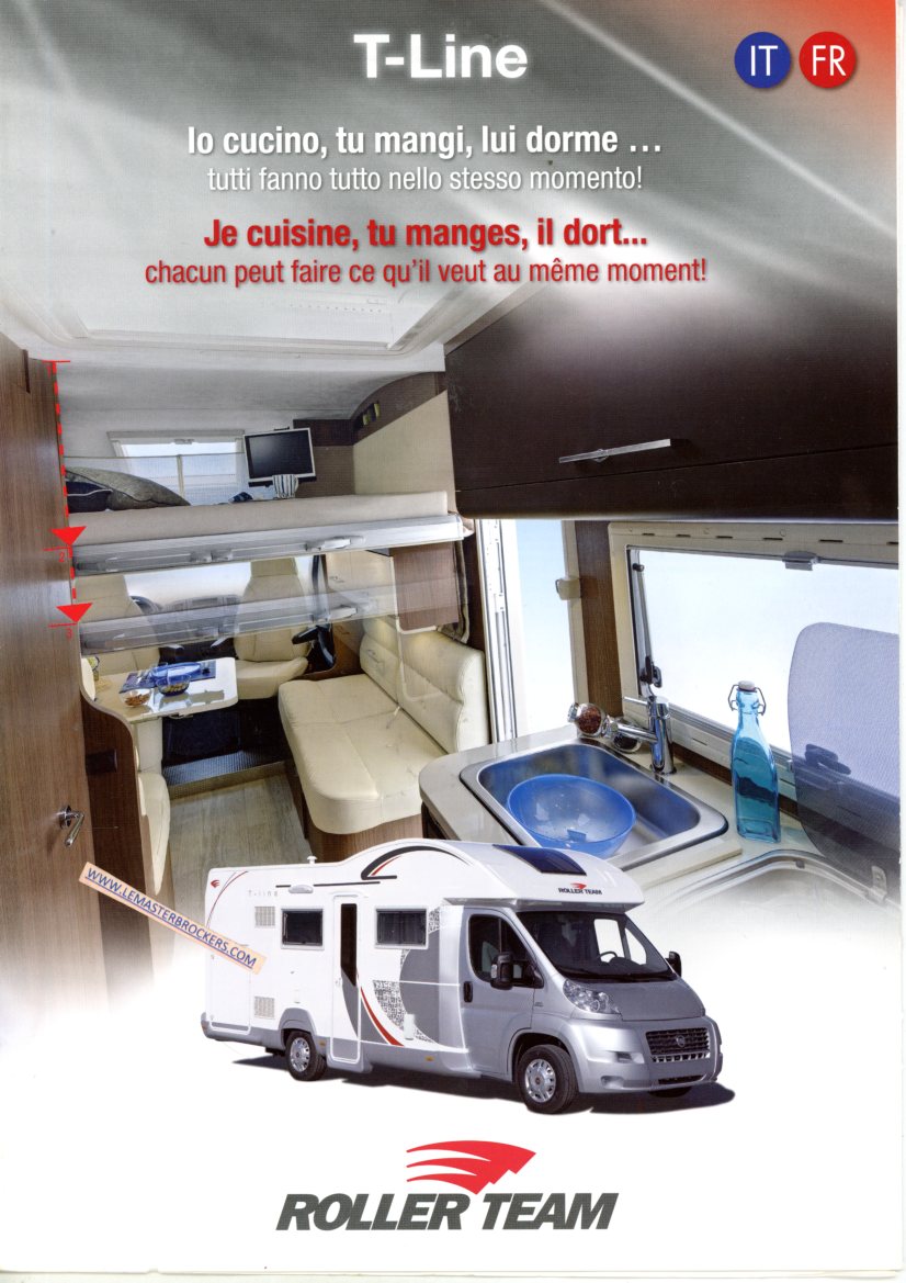 BROCHURE CAMPING-CAR ROLLER TEAM T-LINE