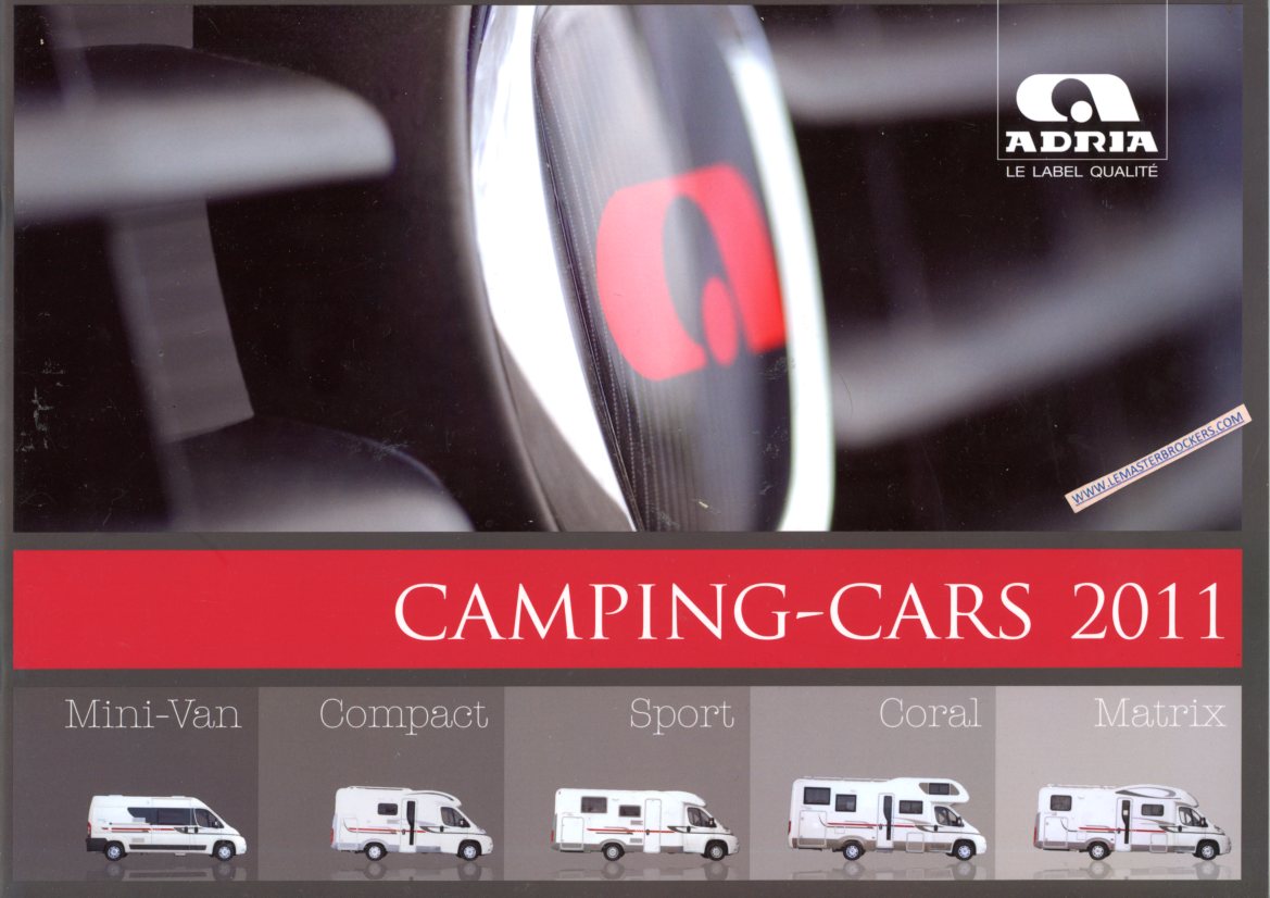 CATALOGUE CAMPING-CAR ADRIA 2011