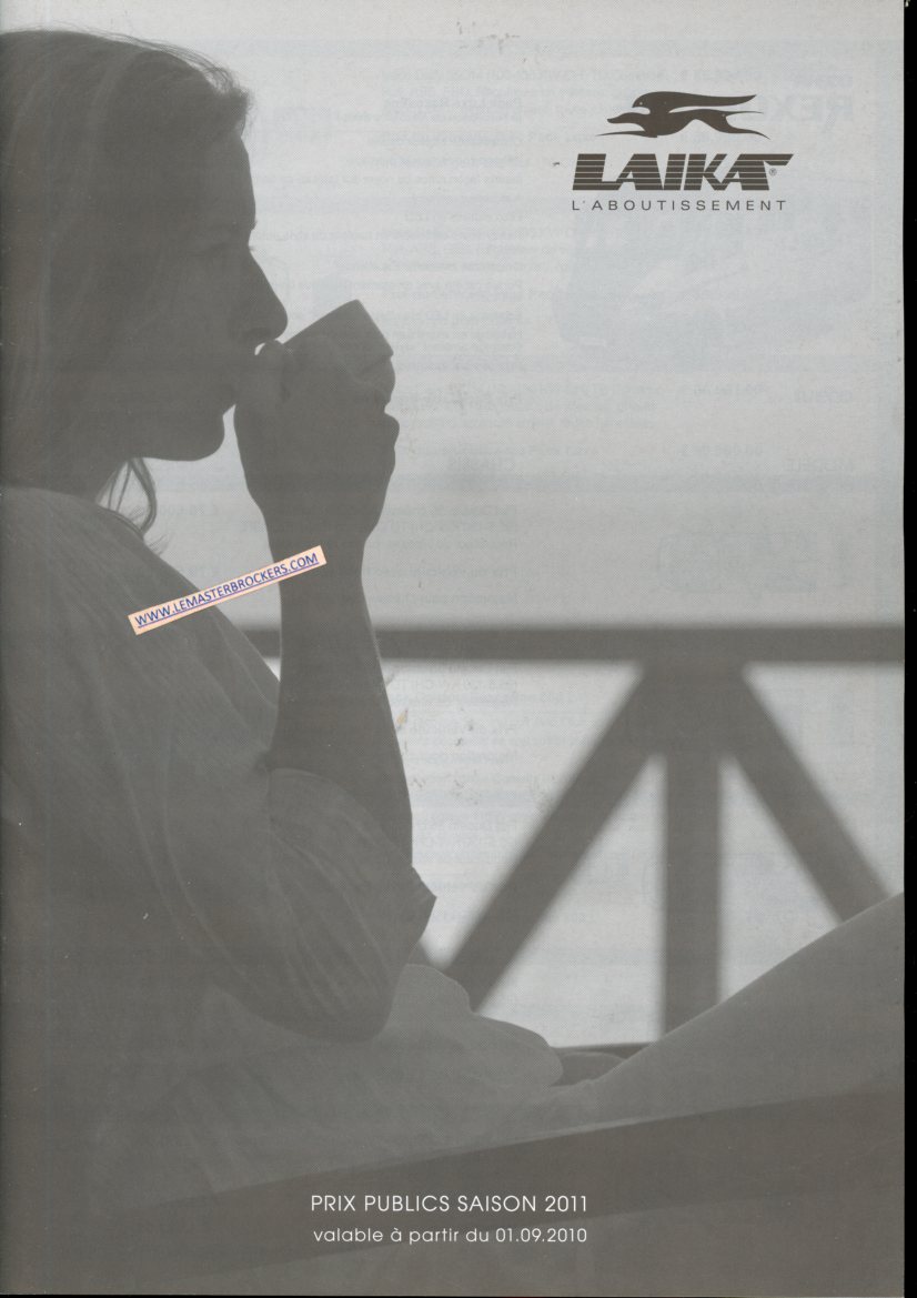 BROCHURE  CAMPING-CAR LAIKA 2011