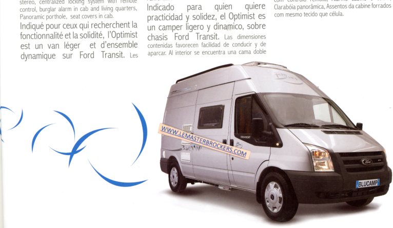 CAMPING-CAR BLU CAMP optimist