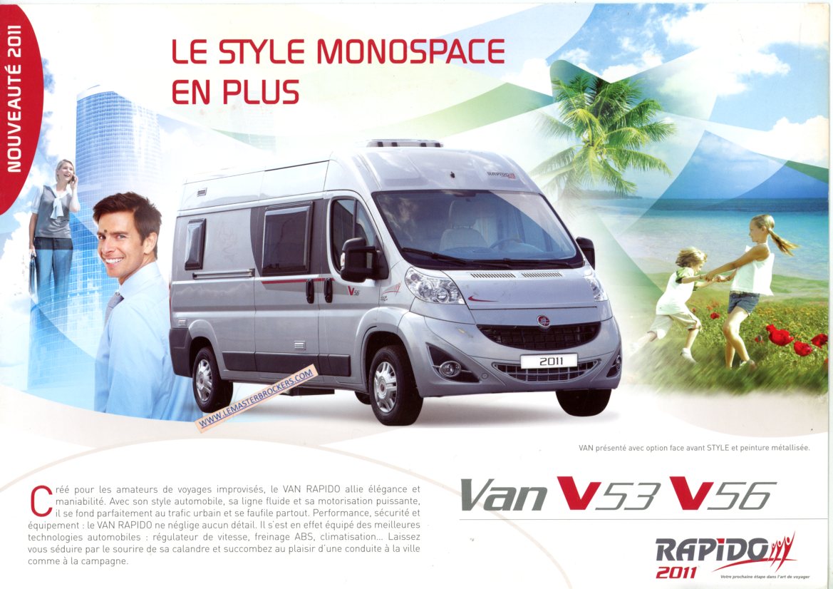 BROCHURE RAPIDO VAN V53 V56 DE 2011