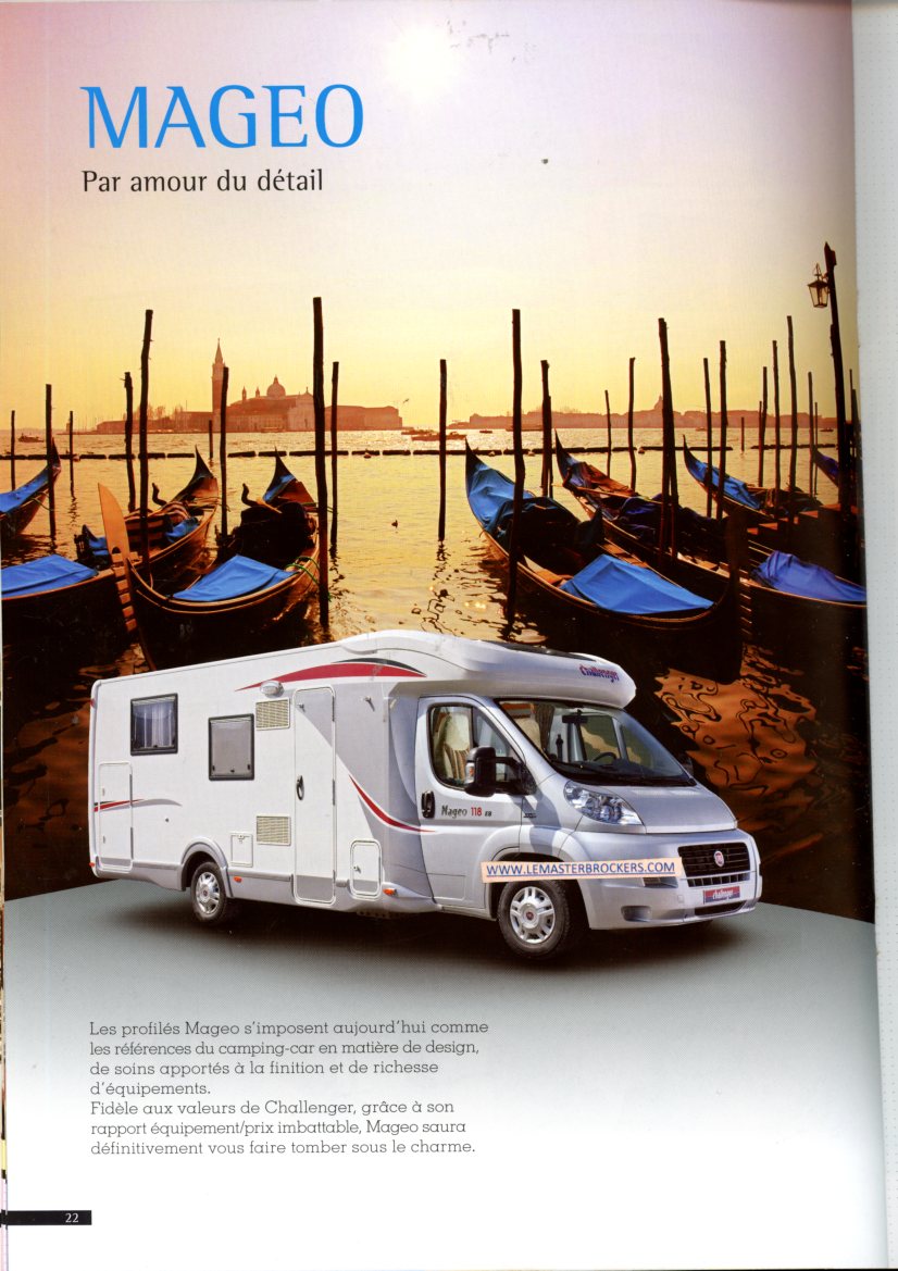 CAMPING-CAR CHALLENGER MAGEO 2011