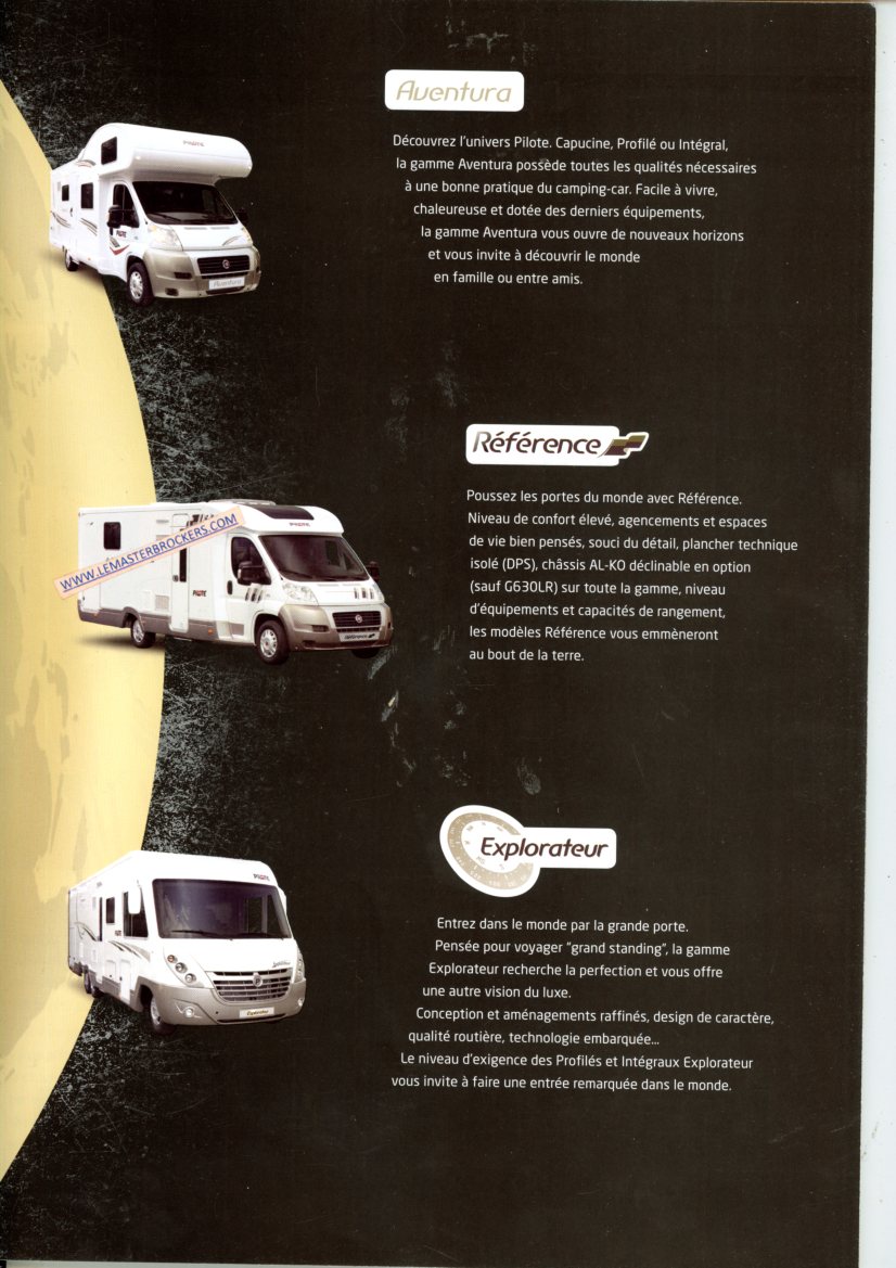 CAMPING-CAR PILOTE 2011