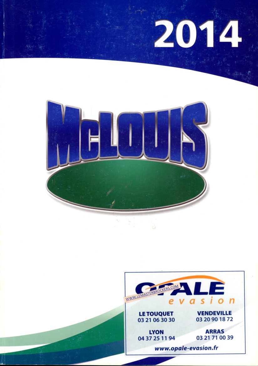 CATALOGUE CAMPING-CAR McLOUIS 2014