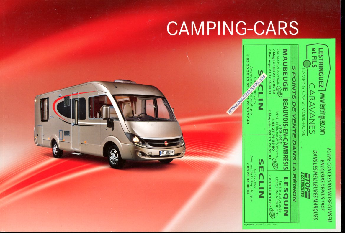 CATALOGUE CAMPING-CAR BURSTNER 2011