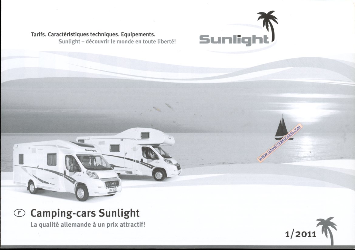 BROCHURE CAMPING-CARS SUNLIGHT TARIFS 2011