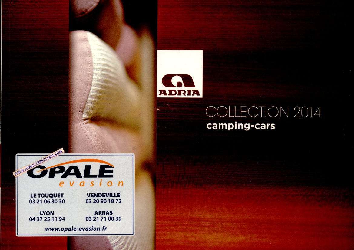 CATALOGUE CAMPING-CAR ADRIA 2014