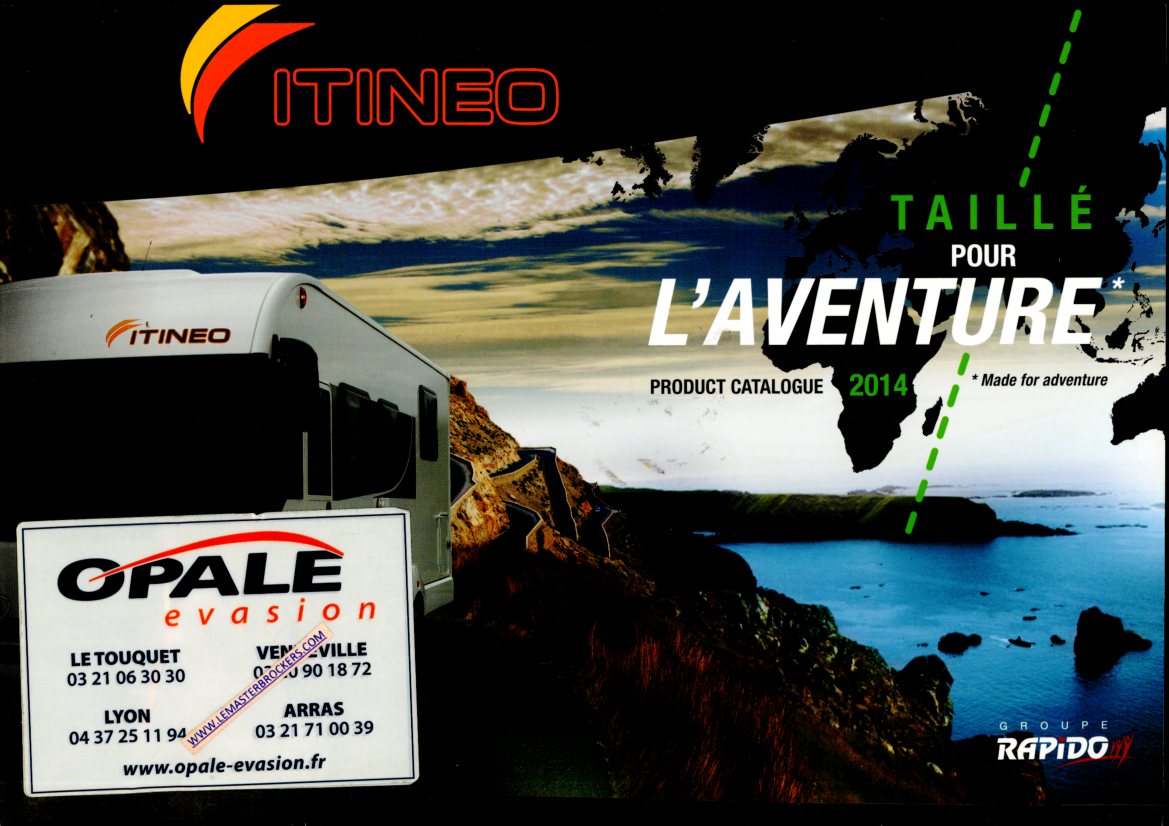 CATALOGUE CAMPING-CAR ITINIEO 2014