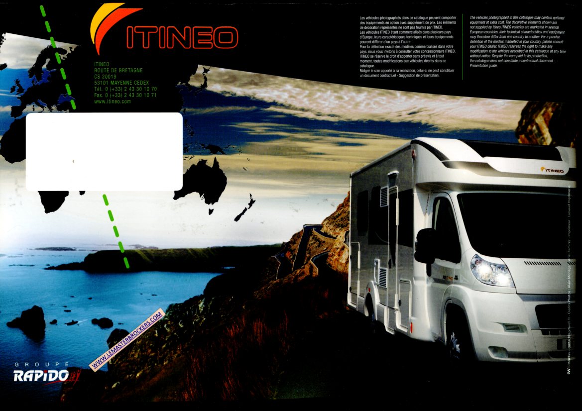 brochure CAMPING-CAR ITINIEO 2014