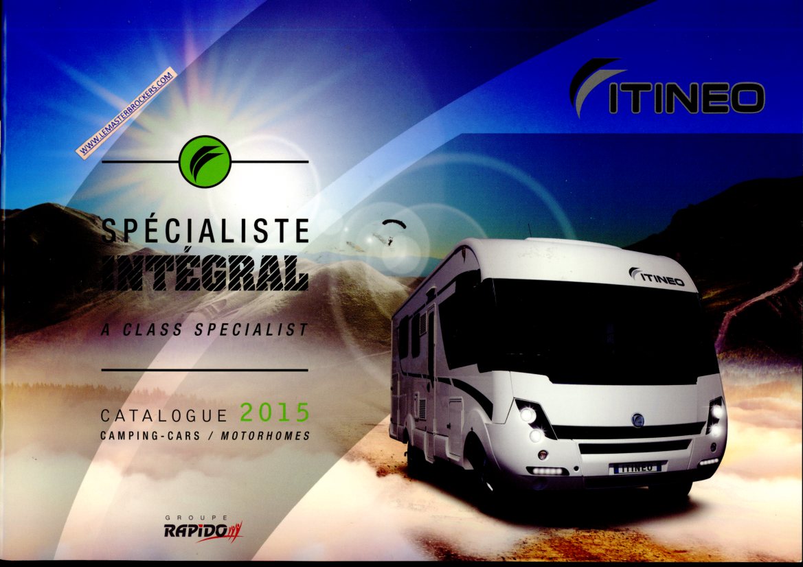 CATALOGUE CAMPING-CAR ITINIEO 2015