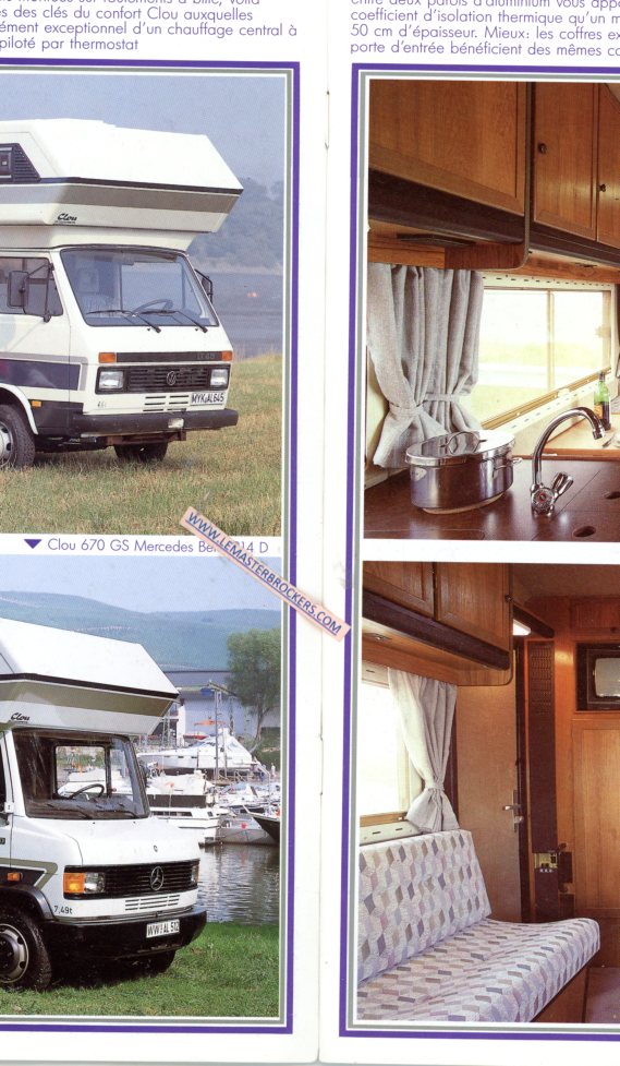 niesmann-clou clou liner vw lt40 et mercedes