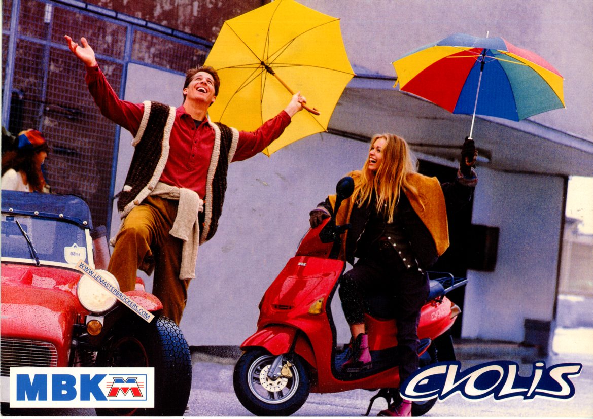 BROCHURE SCOOTER MBK EVOLIS EN ALLEMAND