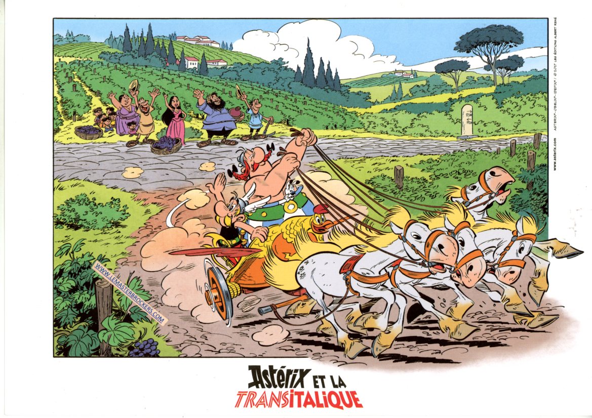 EX-LIBRIS TIRE-A-PART ASTERIX ET LA TRANSITALIQUE DE 2017