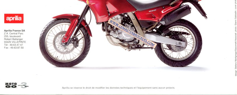 BROCHURE APRILIA PEGASO 650