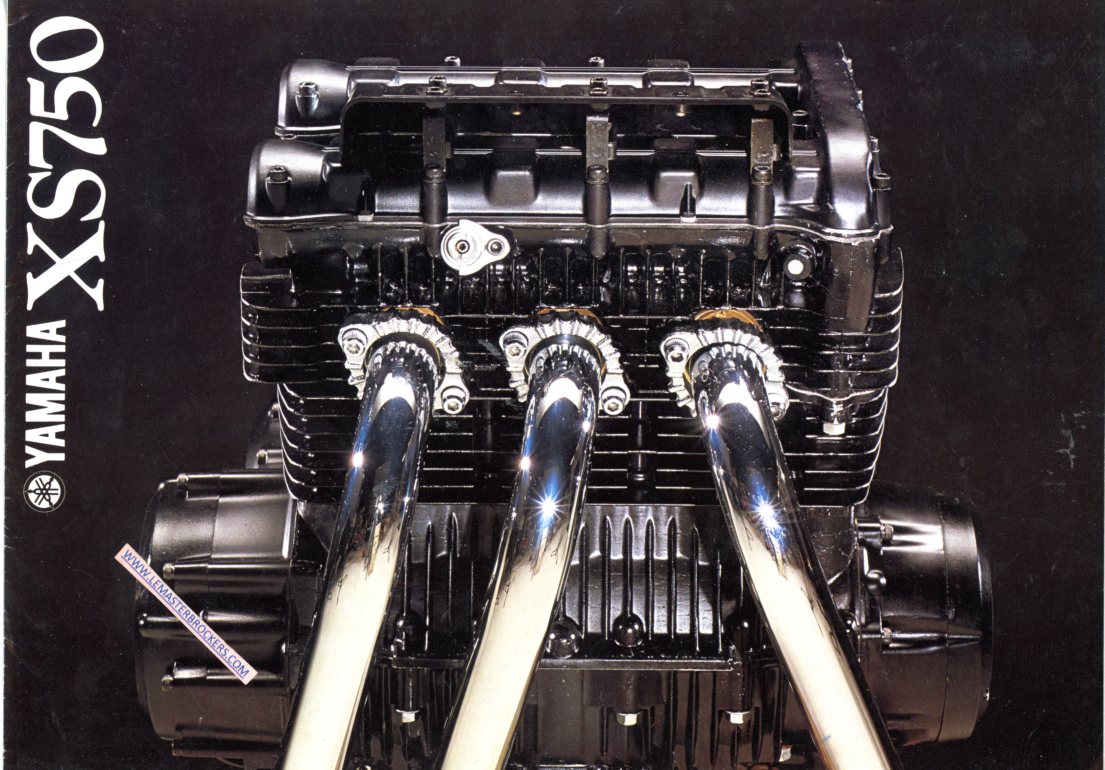 BROCHURE MOTO YAMAHA XS 750 DOHC XS750 1978