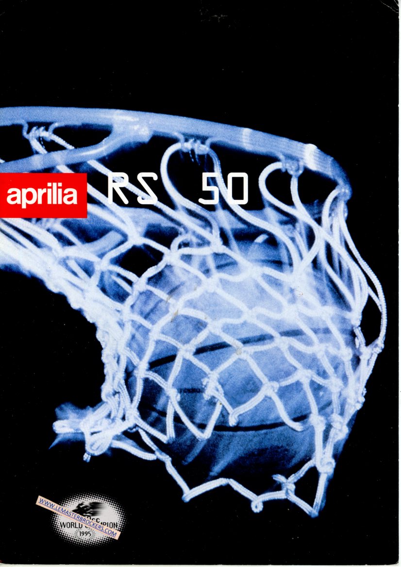 BROCHURE APRILIA RS 50 RS50 DE 1996