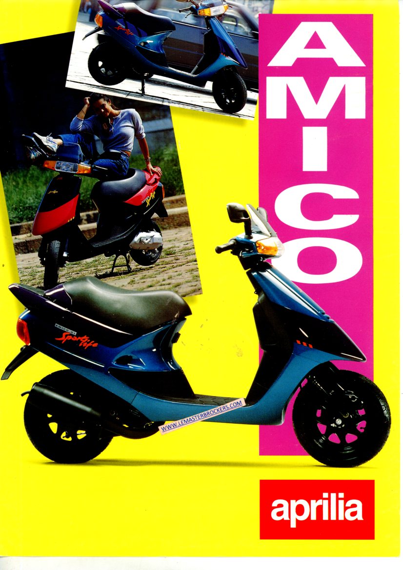 BROCHURE SCOOTER APRILIA AMICO DE 1994