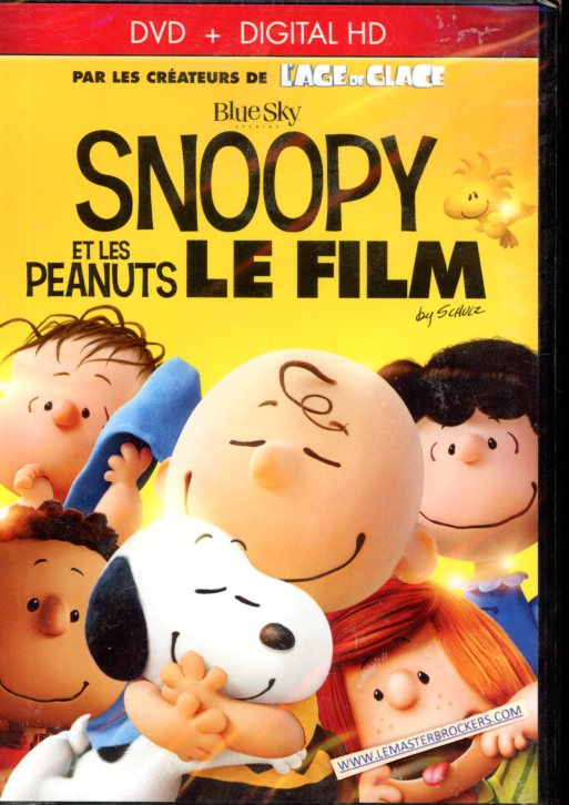 DVD DU FILM SNOOPY ET LES PEANUTS