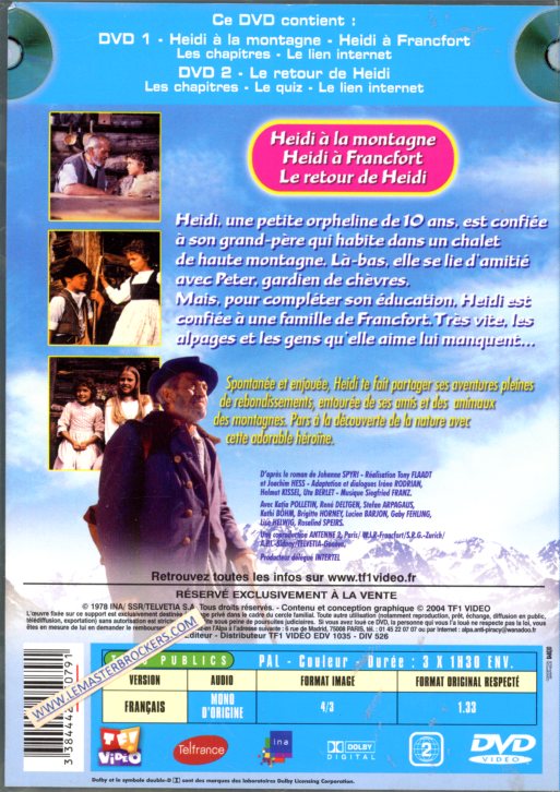 DVD HEIDI - EAN 3384442050791