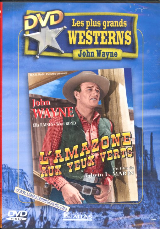 DVD DU FILM LAMAZONE AU YEUX VERT - JOHNE WAYNE - WESTERNS