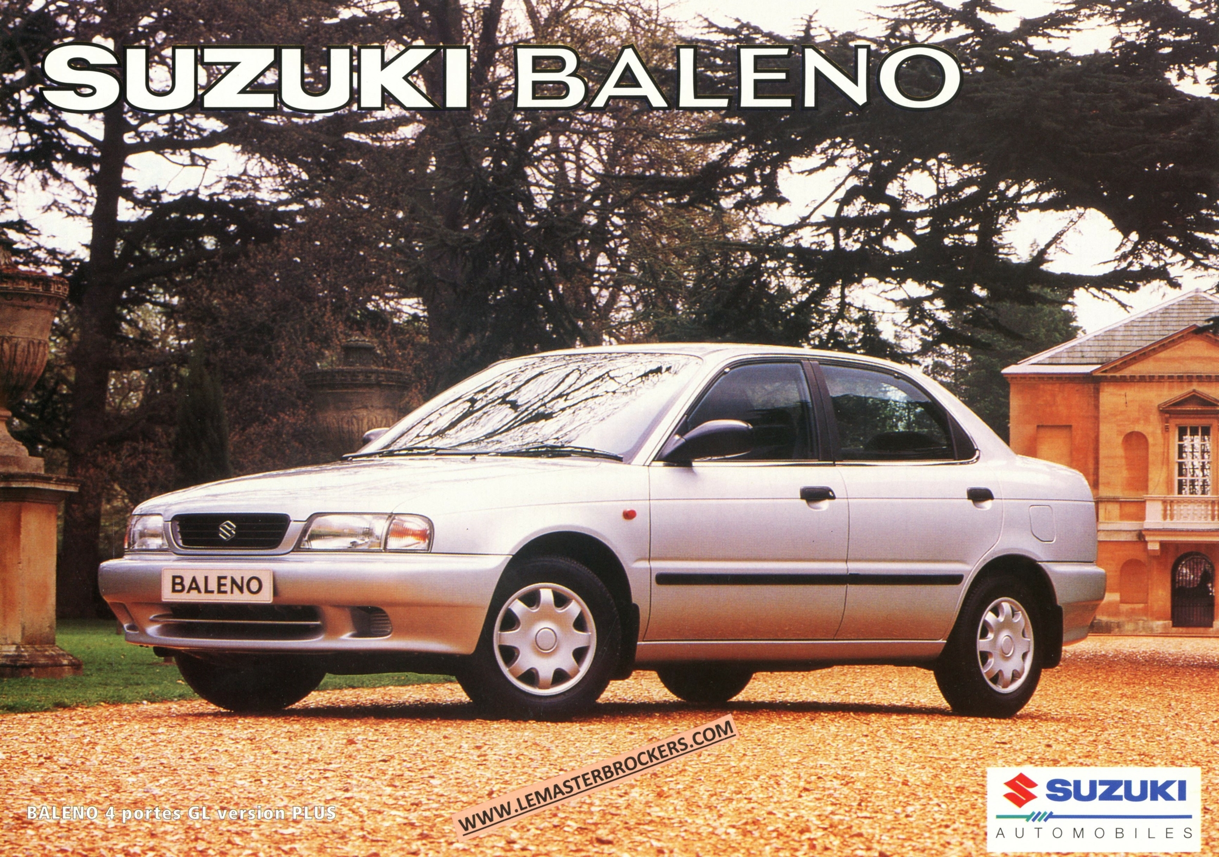 SUZUKI BALENO GAMME 1996 - 3 et 4 portes - BROCHURE AUTO 1996