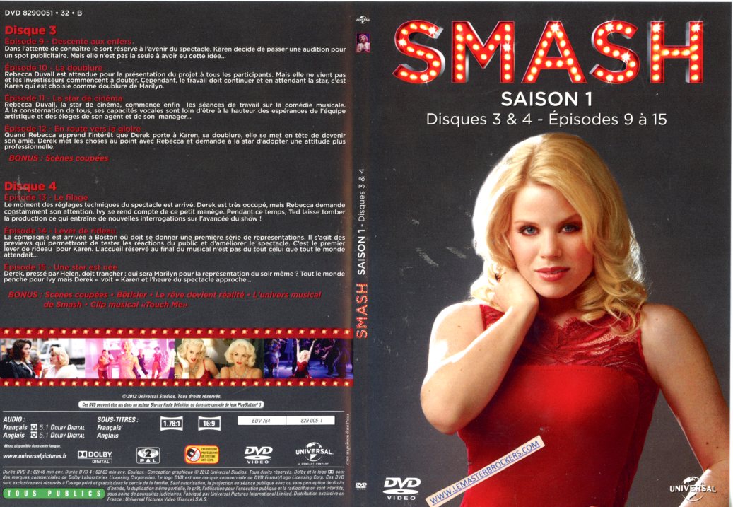 DVD SMASH SAISON 1 - EPISODES 9 A 15