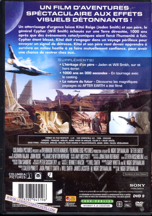 FILM DVD AFTER EARTH