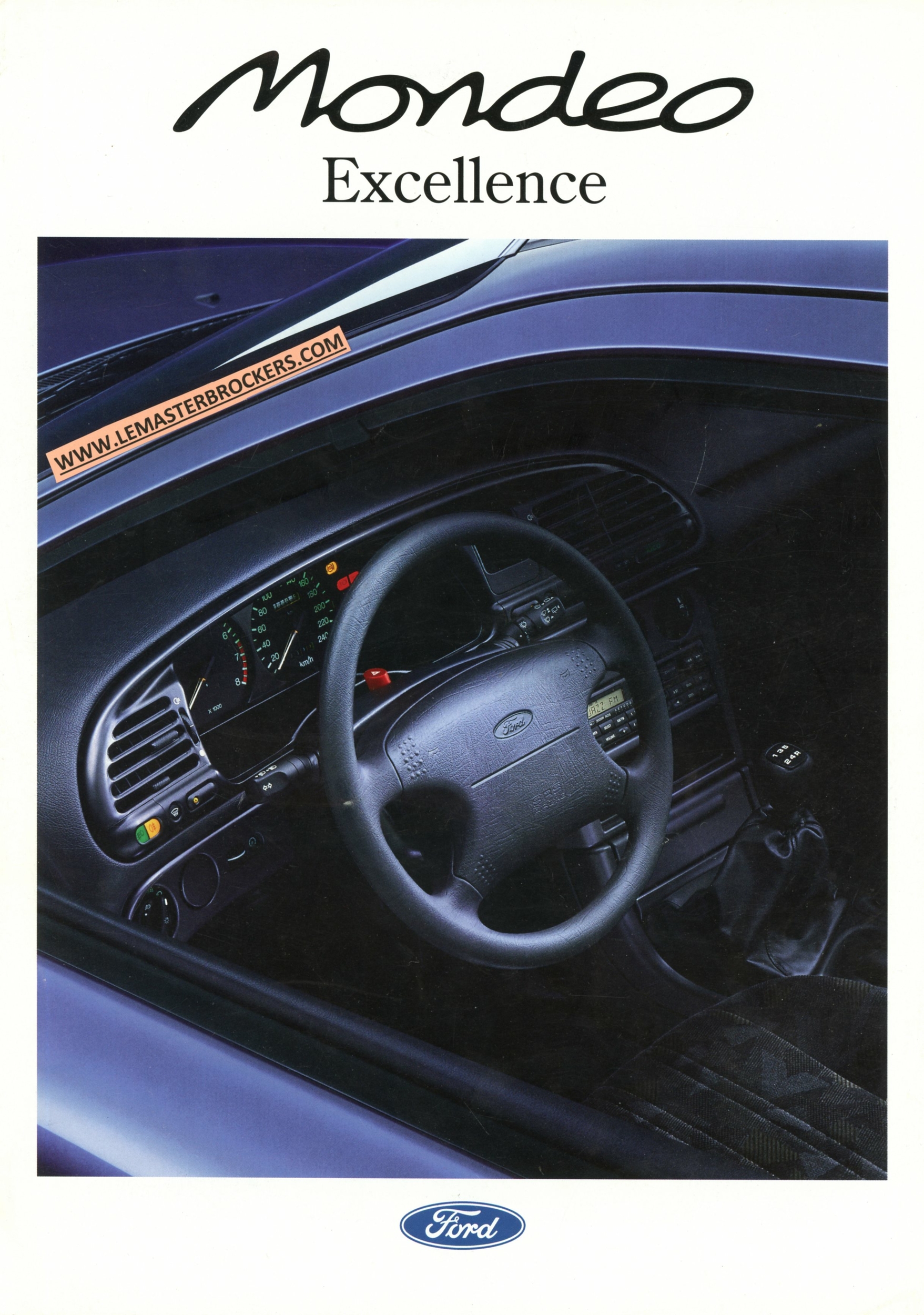 BROCHURE FORD MONDEO EXCELLENCE - DOCUMENTATION BROCHURE AUTO