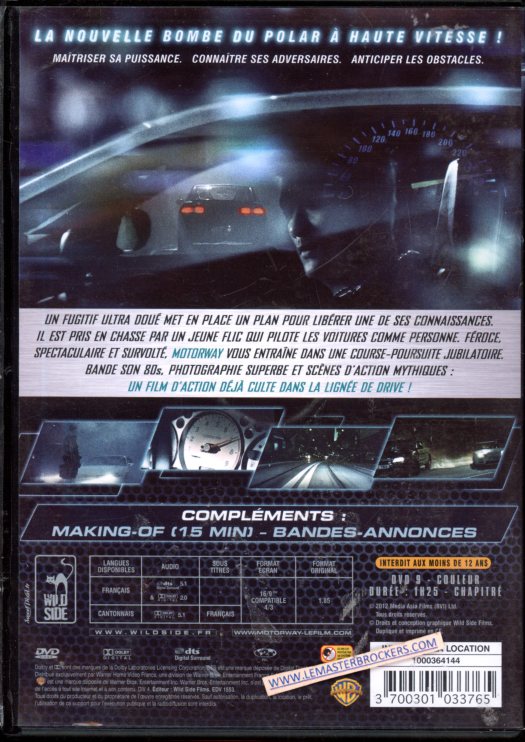 FILM DVD MOTORWAY - 3700301033765