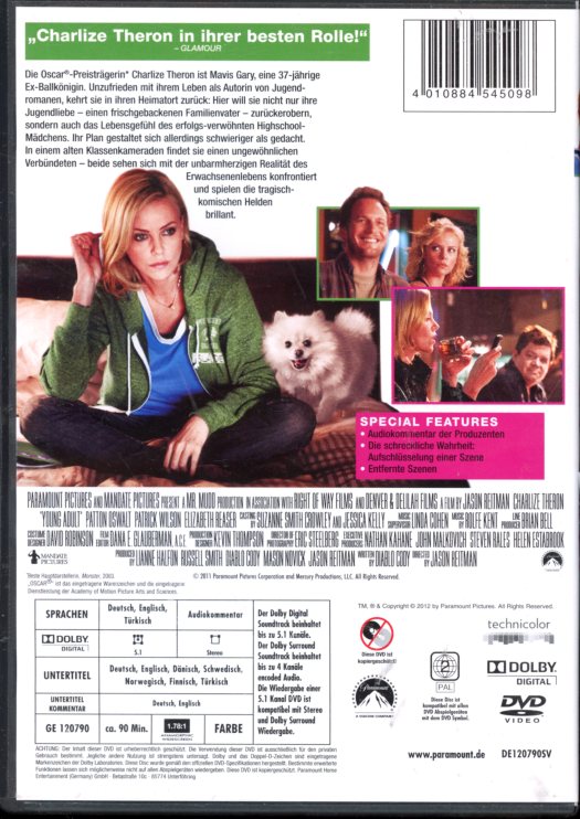 DVD YOUNG ADULT - 4010884545098