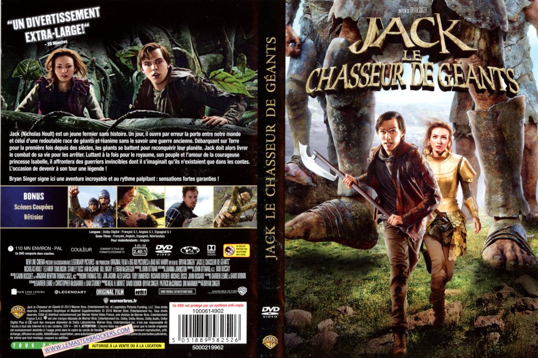 FILM DVD JACK LE CHASSEUR DE GEANTS - 5051889582526