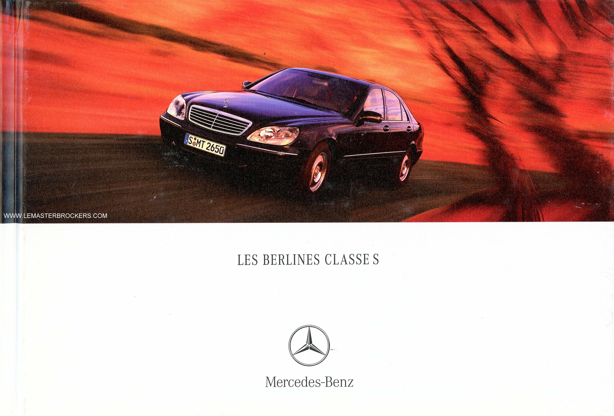 CATALOGUE MERCEDES CLASSE S 320 400 430 500 600 S55 AMG - 2001 - LEMASTERBROCKERS