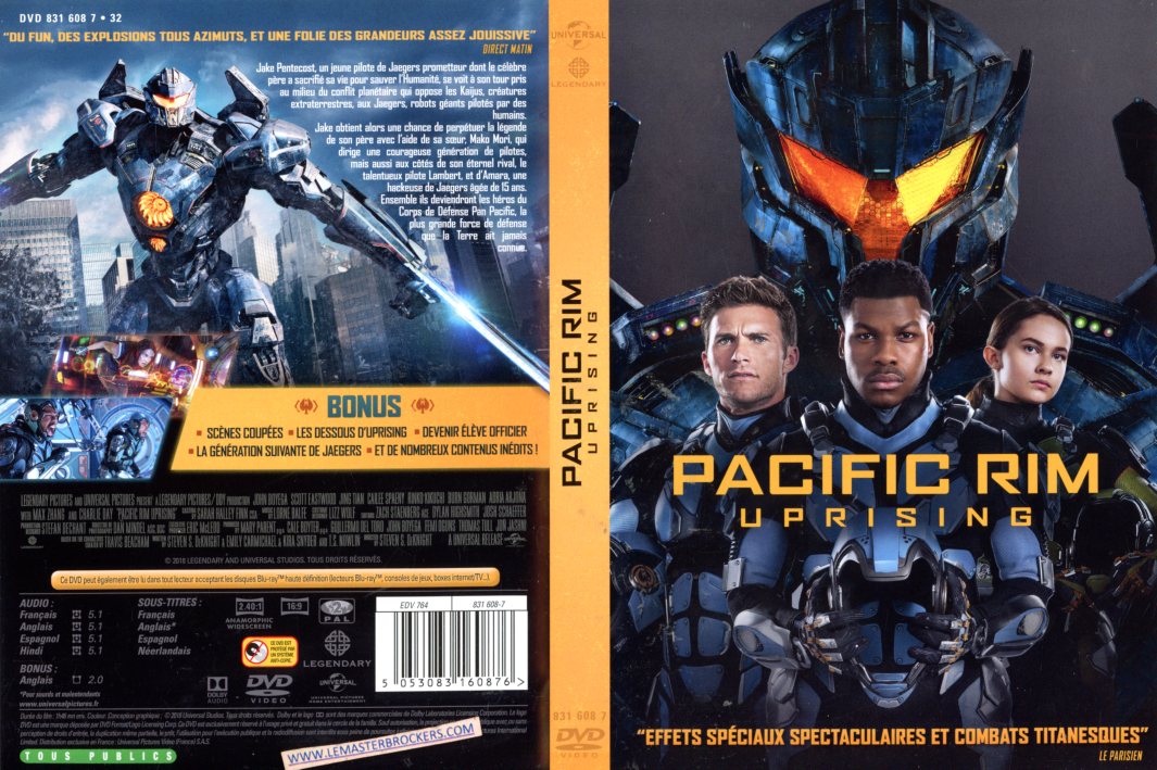 DVD PACIFIC RIM UPRISING - 5053083160876