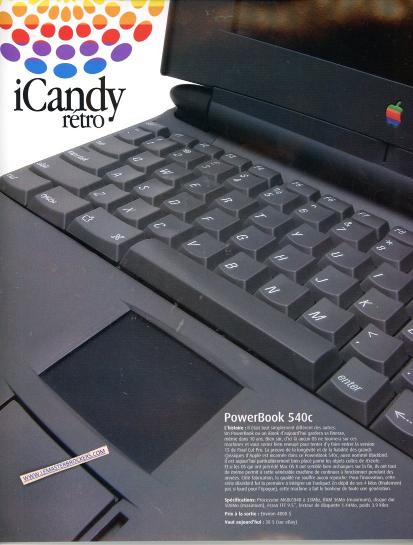PUBLICITE ICANDY RETRO POWEBOOK 540C - ADVERTISING 2005