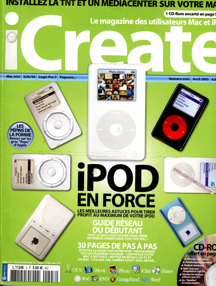 MAGAZINE ICREATE ANCIEN NUMERO 3 DE 2005