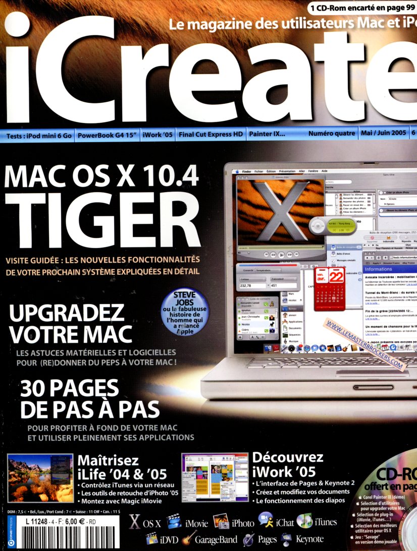 MAGAZINE ICREATE ANCIEN NUMERO 4 DE 2005