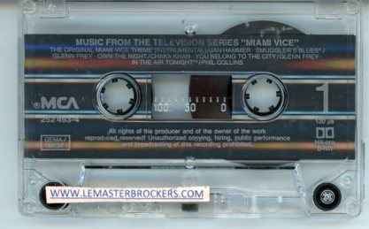 CASSETTE AUDIO MIAMI VICE