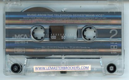 MIAMI VICE 1985 CASSETTE AUDIO VINTAGE
