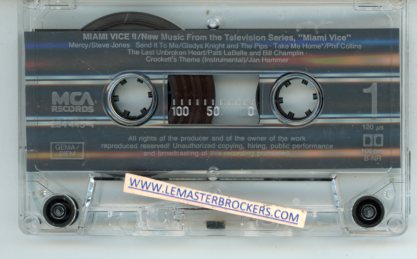 CASSETTE AUDIO MIAMI VICE II - K7 DE 1986