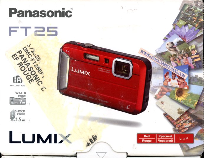 PANASONIC LUMIX FT25  APPAREIL PHOTO DOCCASION