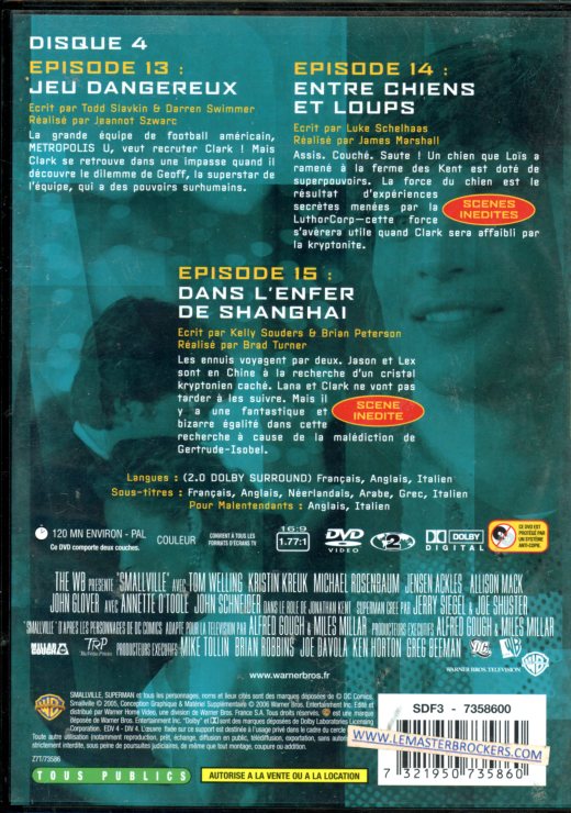 7321950735860 DVD SMALLVILLE SERIE TV
