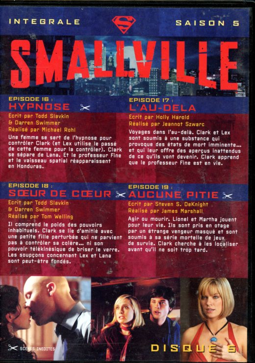 SMALLVILLE DVD SAISON 5 EPISODES 16-22