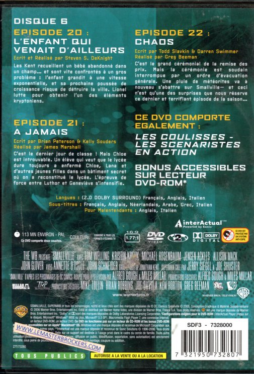 7321950732807 SMALLVILLE DVD