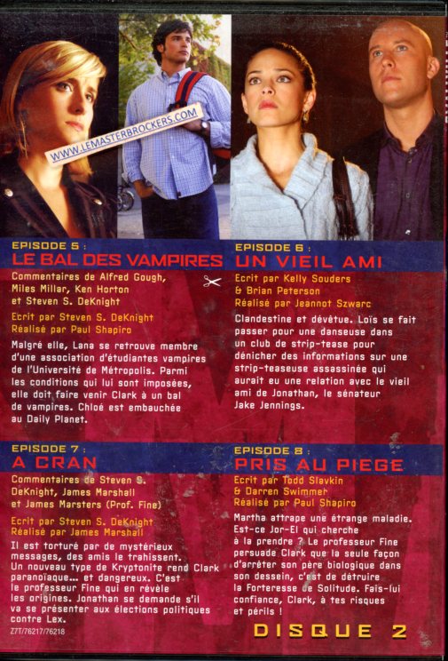 dvd SMALLVILLE SAISON 6 EPISODES 1-8