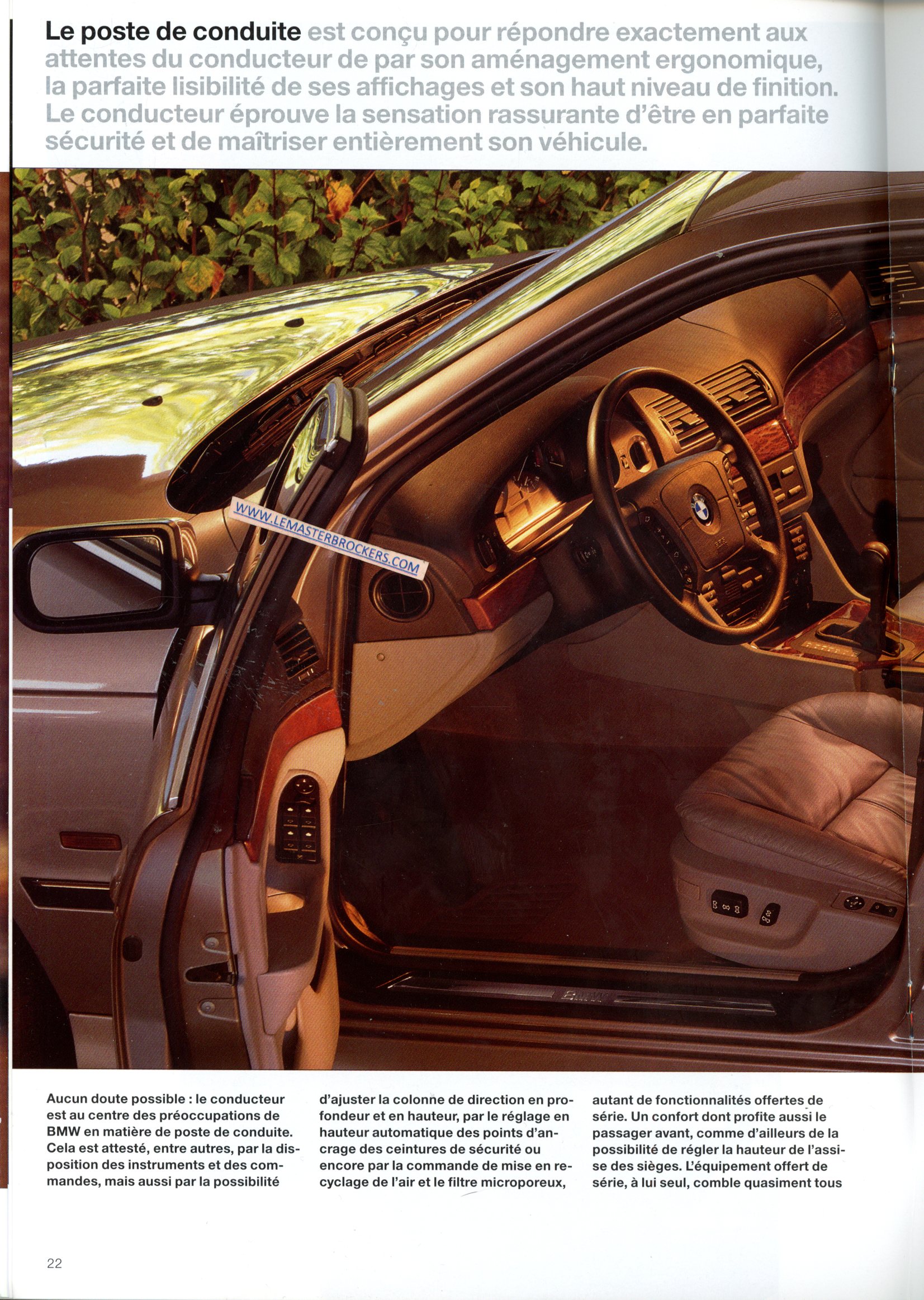 CATALOGUE BMW 520i 523i 528i 525TDS de 1995