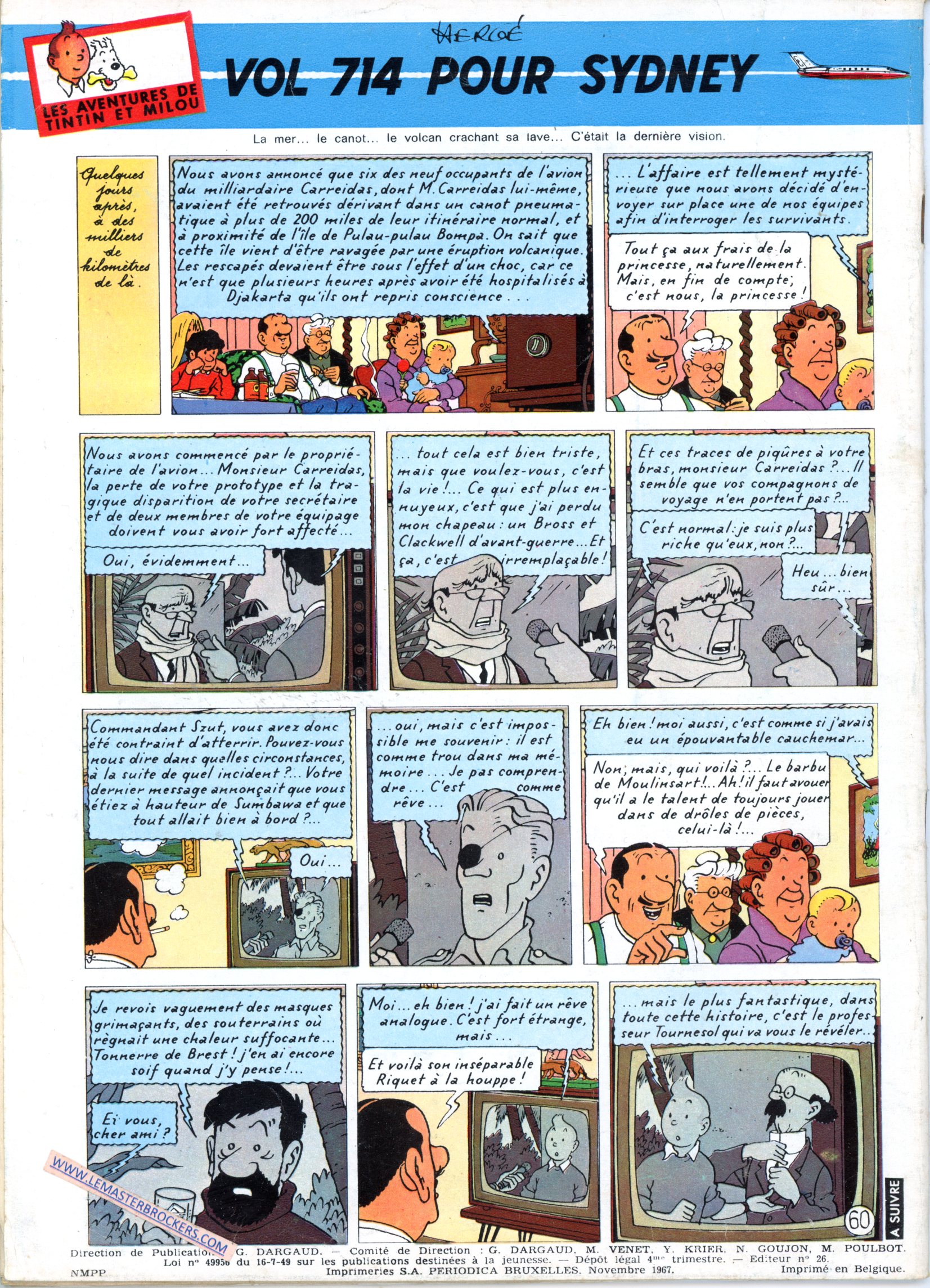JOURNAL TINTIN N° 995 DE 1967 QUIDORDINE