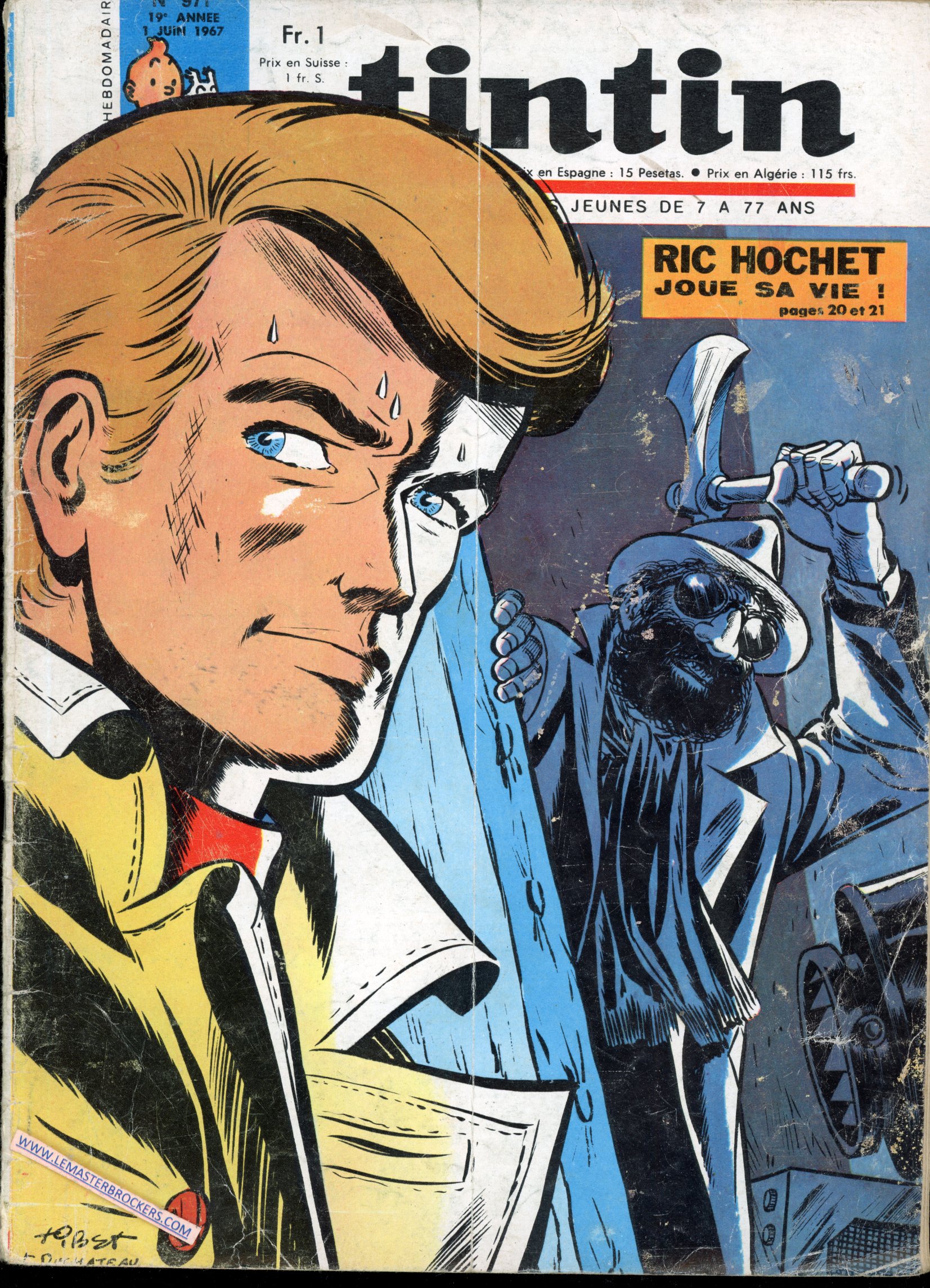 JOURNAL TINTIN 971 DE 1967 - RIC HOCHET