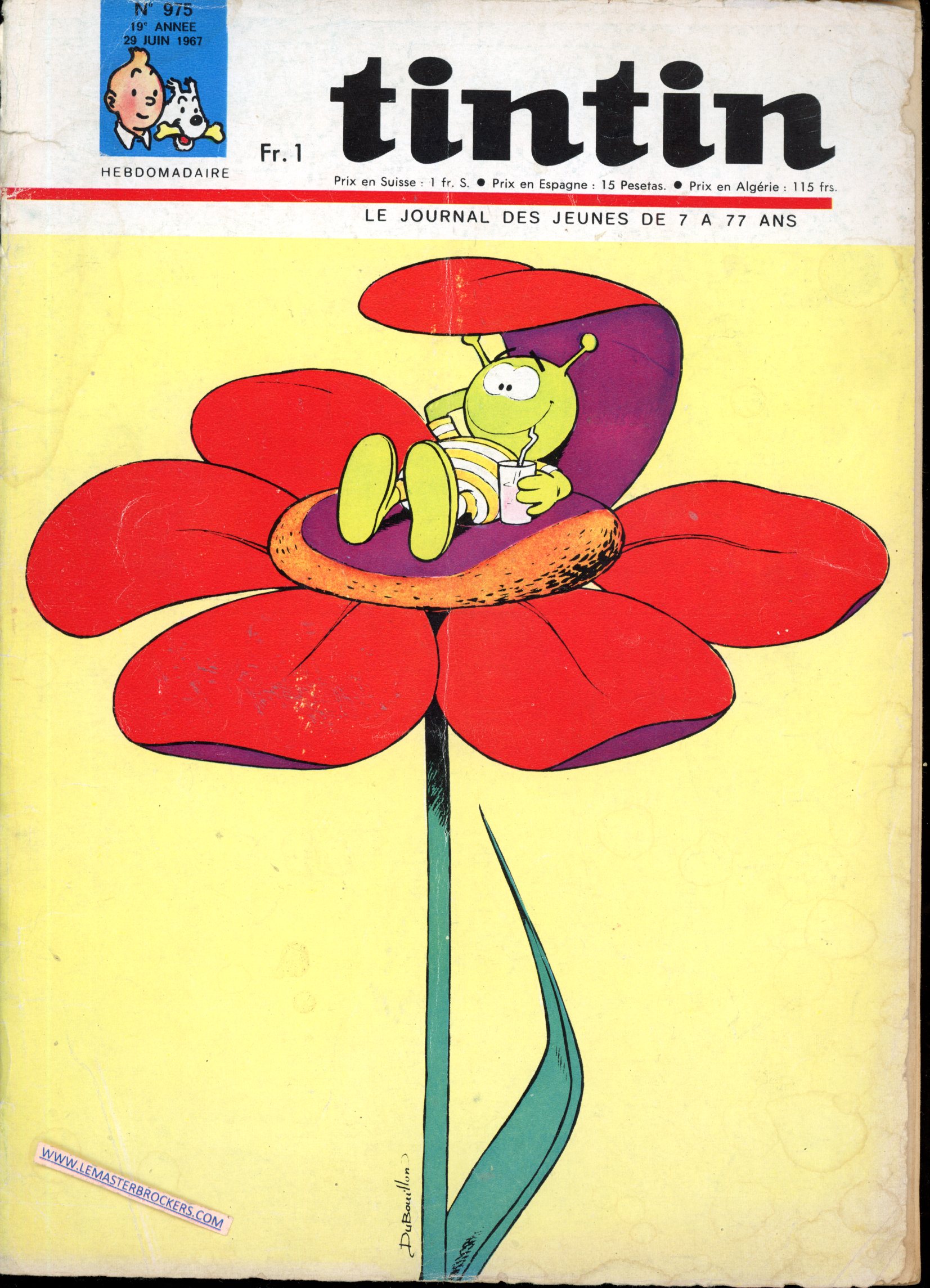 JOURNAL TINTIN 975 DE 1967 - DUBOUILLON