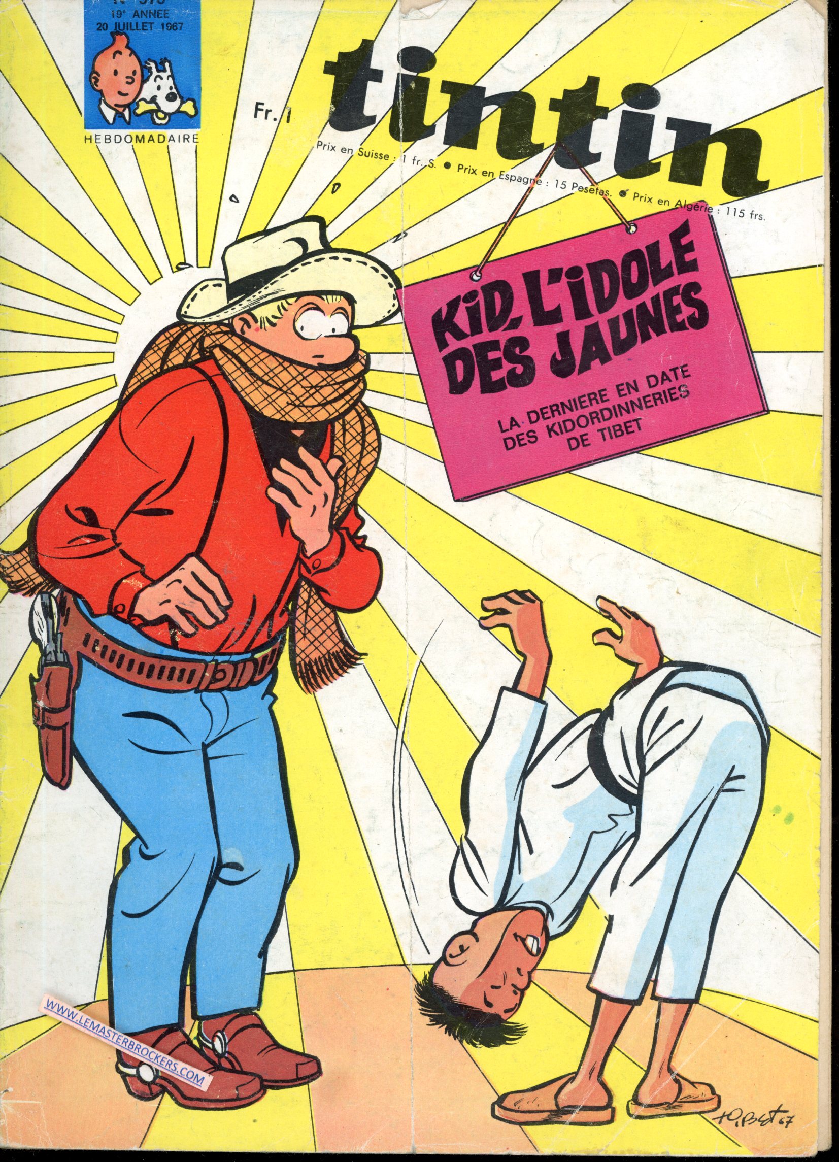 JOURNAL TINTIN EQUIVALENT RECUEIL TINTIN N° 73 DE 1967