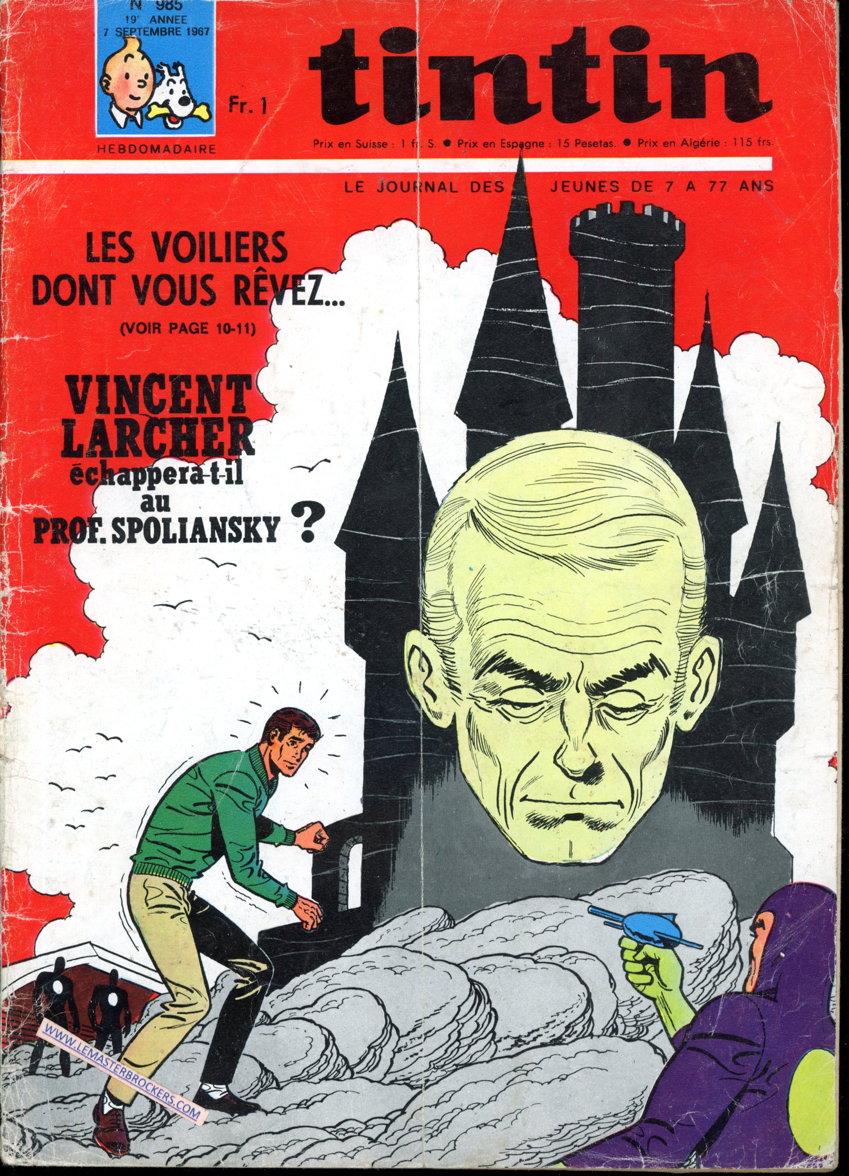 JOURNAL TINTIN 985 de 1967